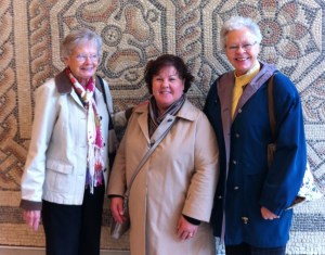 Deb with two of our favorite Sisters - Annette & Mary. They visited us when we lived in England.