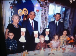 Circa 1957 That's me on Gene's lap - a happy place to be.